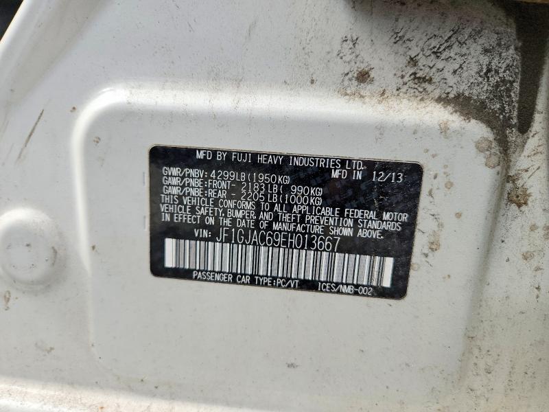 Aukcja sprzedaży 2014 Subaru Impreza, vin: JF1GJAC69EH013667, numer aukcji: 68302516