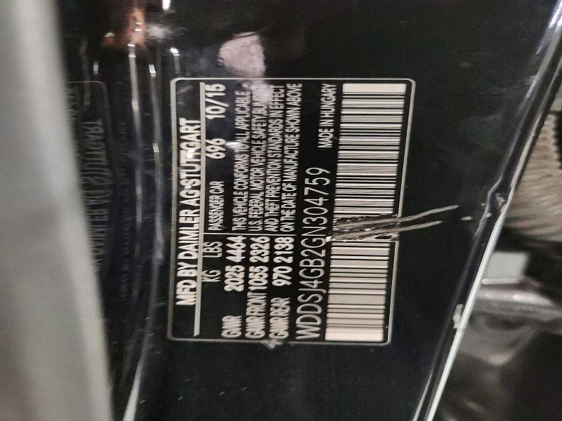 70889526 :رقم المزاد ، WDDSJ4GB2GN304759 vin ، 2016 Mercedes-benz Cla مزاد بيع
