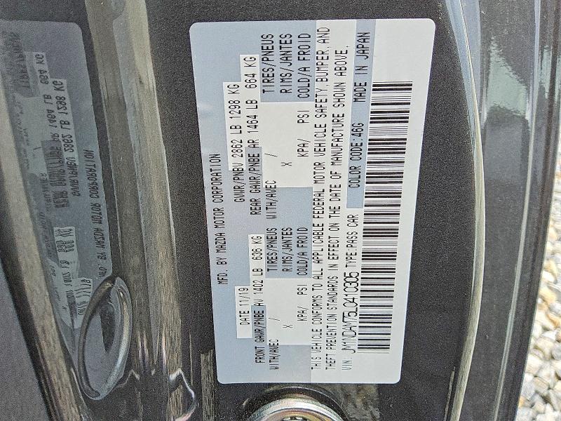 2020 Mazda Mx-5 Miata მანქანა იყიდება აუქციონზე, vin: JM1NDAM75L0410305, აუქციონის ნომერი: 67726496