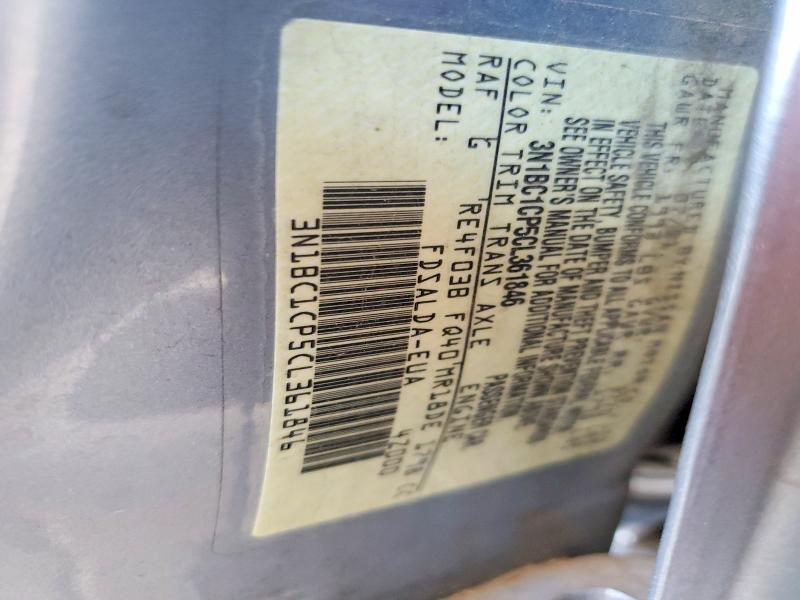 68996606 :رقم المزاد ، 3N1BC1CP5CL361846 vin ، 2012 Nissan Versa مزاد بيع