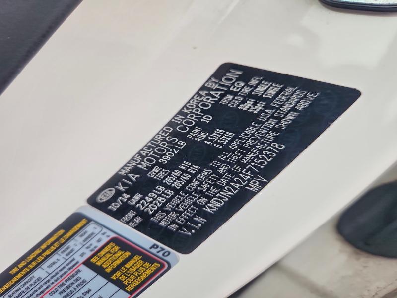 69931446 :رقم المزاد ، KNDJN2A24F7152378 vin ، 2015 Kia Soul مزاد بيع