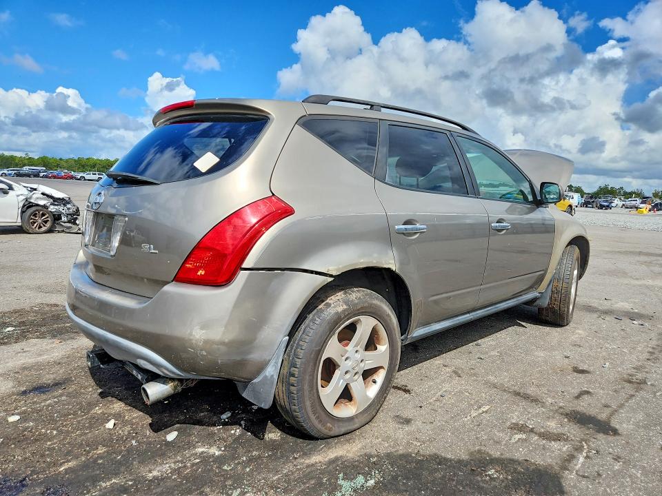 2003 Nissan Murano მანქანა იყიდება აუქციონზე, vin: JN8AZ08T93W119888, აუქციონის ნომერი: 67042676
