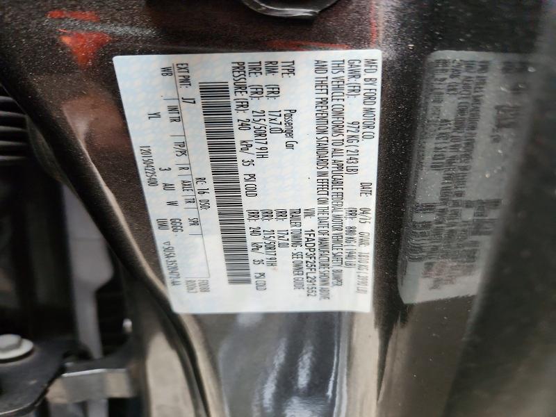 2015 Ford Focus მანქანა იყიდება აუქციონზე, vin: 1FADP3F25FL291552, აუქციონის ნომერი: 70286876