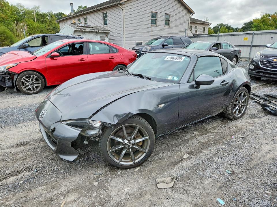 2017 Mazda Mx-5 Miata მანქანა იყიდება აუქციონზე, vin: JM1NDAM73H0100791, აუქციონის ნომერი: 70060996