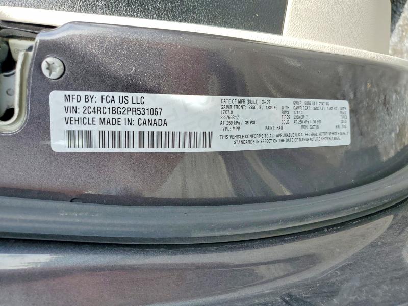 Aukcja sprzedaży 2023 Chrysler Pacifica, vin: 2C4RC1BG2PR531067, numer aukcji: 69148226