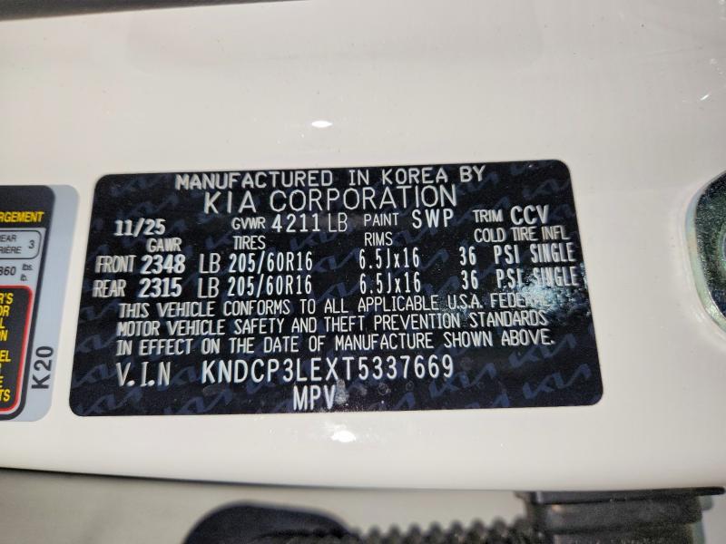 Продажа на аукционе авто 2026 Kia Niro, vin: KNDCP3LEXT5337669, номер лота: 69754816