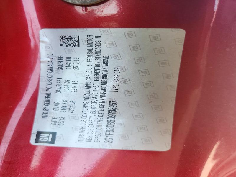 Продаж на аукціоні авто 2013 Chevrolet Camaro, vin: 2G1FB3D35D9238957, номер лоту: 67338676