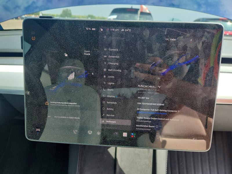 Aukcja sprzedaży 2022 Tesla Model Y, vin: 7SAYGDEE3NF325845, numer aukcji: 64534676