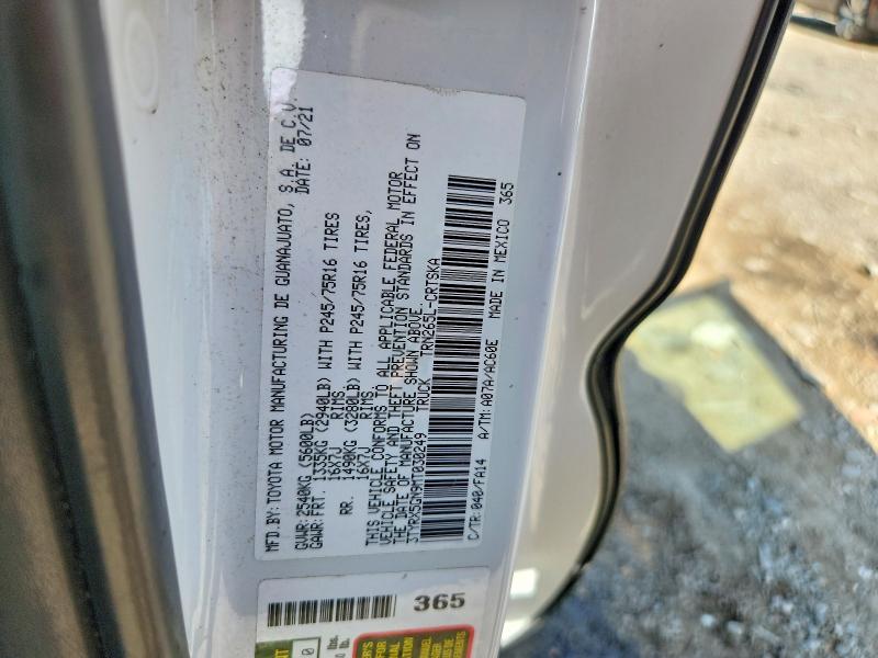 Aukcja sprzedaży 2021 Toyota Tacoma, vin: 3TYRX5GN9MT030249, numer aukcji: 69634246