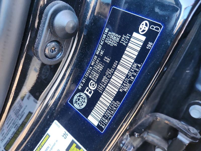 69796506 :رقم المزاد ، 5YFB4RBE1LP051804 vin ، 2020 Toyota Corolla مزاد بيع