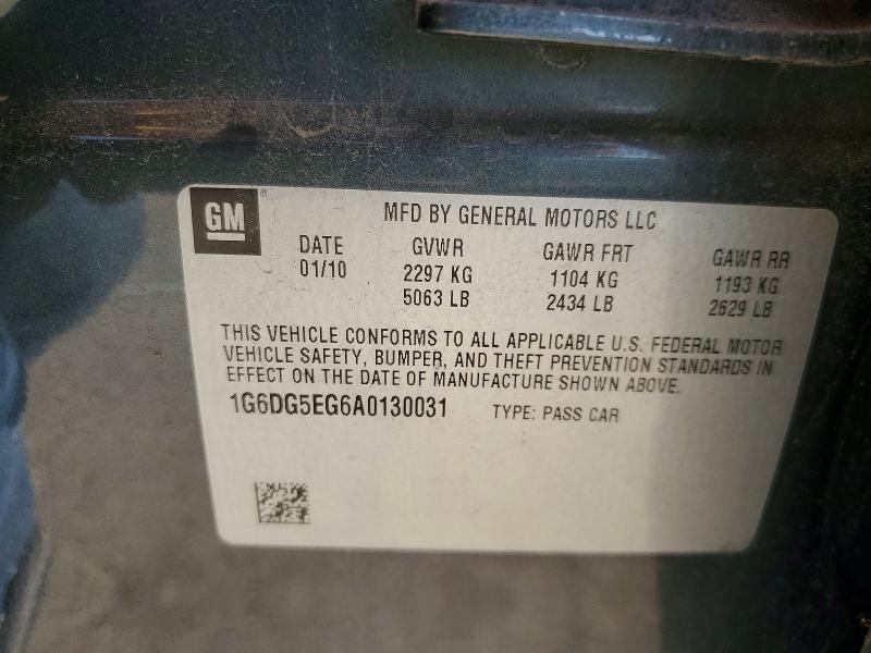 Продаж на аукціоні авто 2010 Cadillac Cts, vin: 1G6DG5EG6A0130031, номер лоту: 68197386