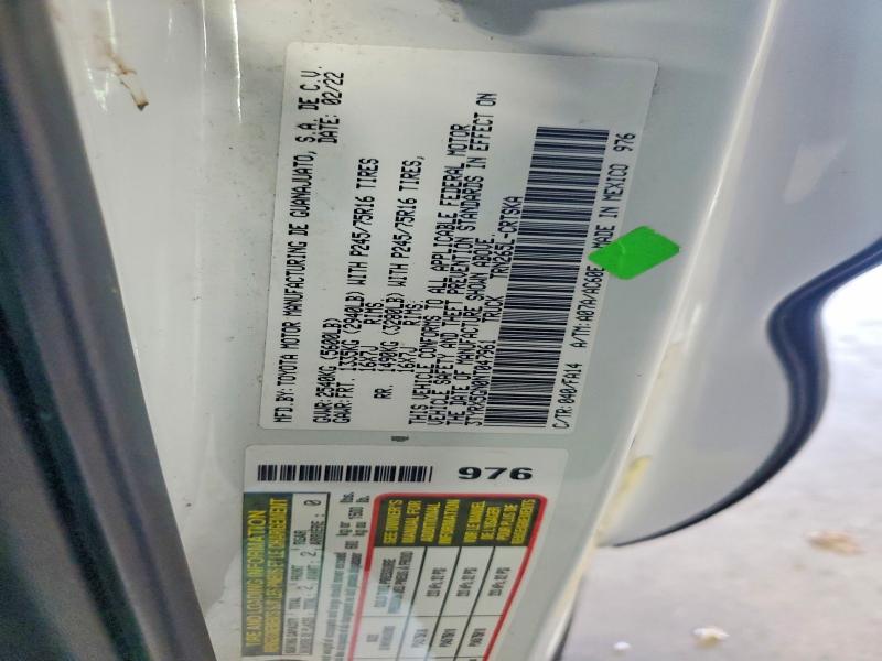 Aukcja sprzedaży 2022 Toyota Tacoma, vin: 3TYRX5GN0NT047961, numer aukcji: 70508196