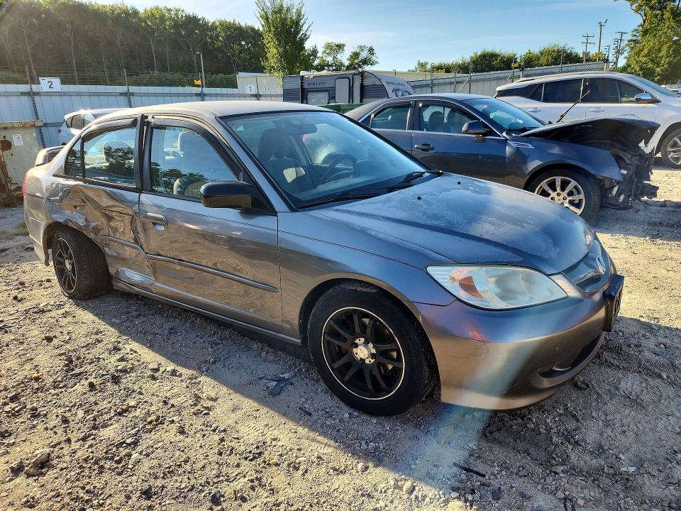 Aukcja sprzedaży 2005 Honda Civic, vin: 2HGES16535H621407, numer aukcji: 68862856