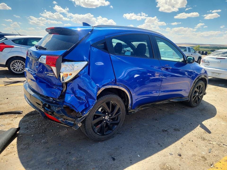 2022 Honda Hr-v მანქანა იყიდება აუქციონზე, vin: 3CZRU6H18NM706417, აუქციონის ნომერი: 67429166