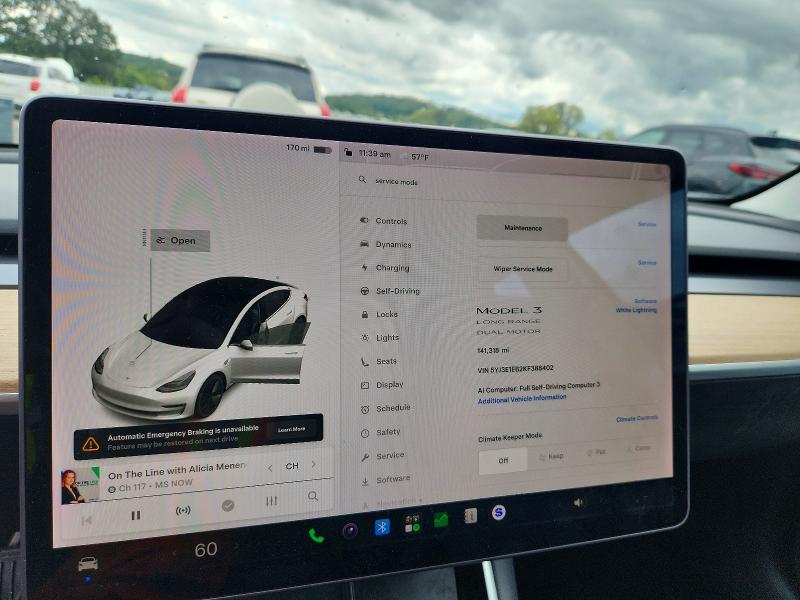 Aukcja sprzedaży 2019 Tesla Model 3, vin: 5YJ3E1EB2KF388402, numer aukcji: 69930316