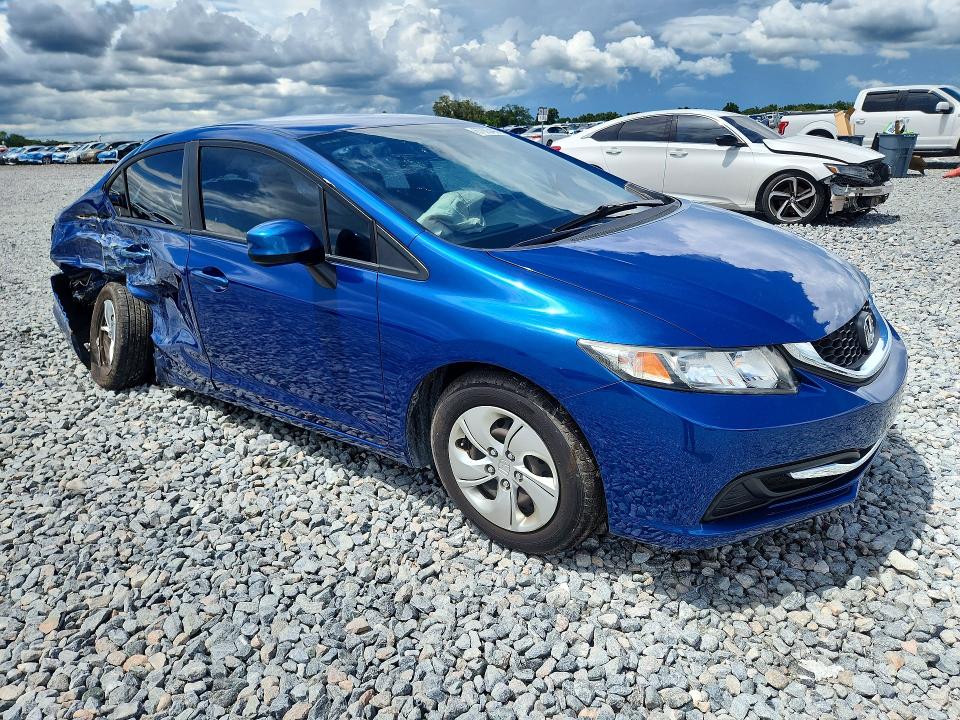 2013 Honda Civic მანქანა იყიდება აუქციონზე, vin: 19XFB2F57DE040754, აუქციონის ნომერი: 67903496