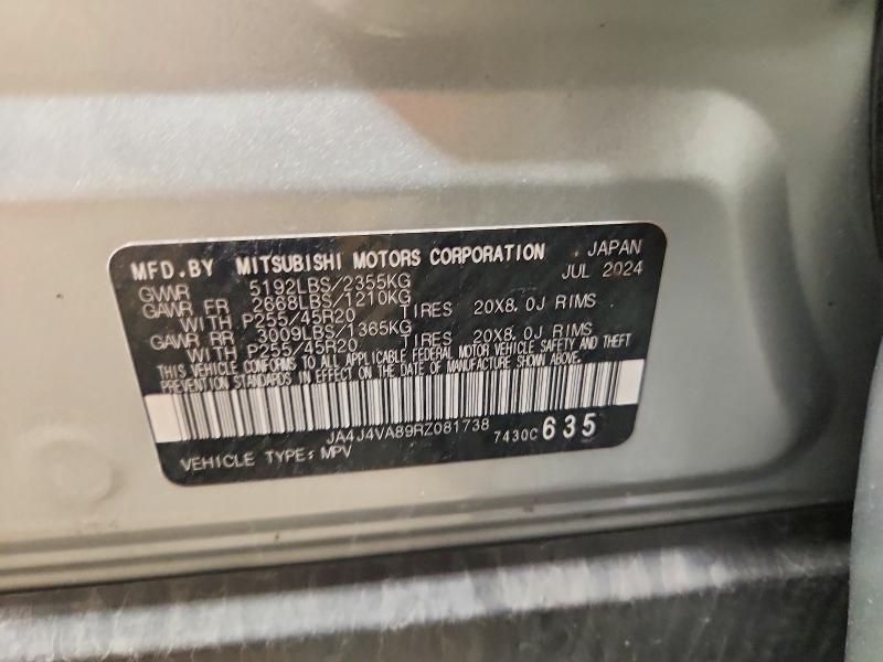 Продаж на аукціоні авто 2024 Mitsubishi Outlander, vin: JA4J4VA89RZ081738, номер лоту: 67443436