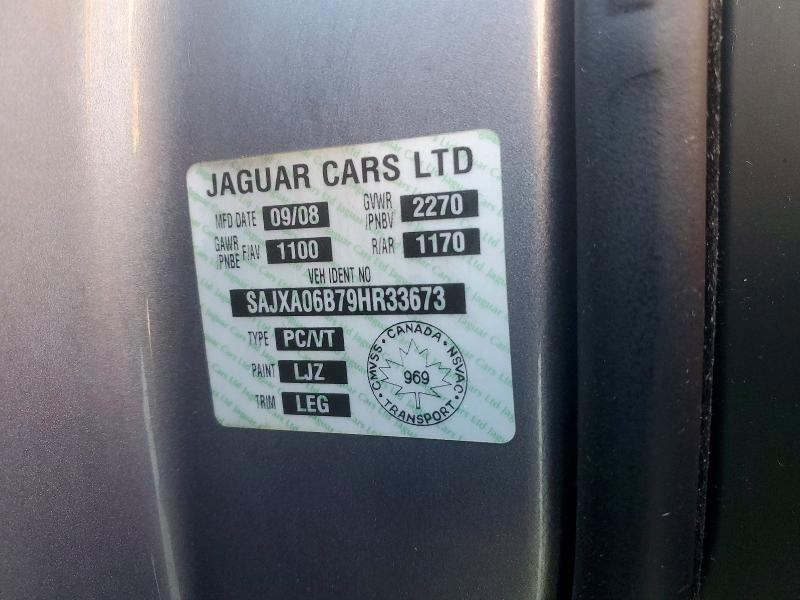 Aukcja sprzedaży 2009 Jaguar Xf, vin: SAJXA06B79HR33673, numer aukcji: 69609996