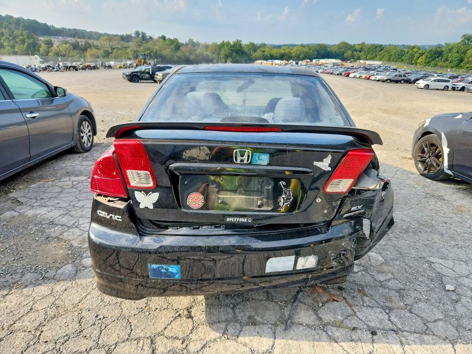 2005 Honda Civic მანქანა იყიდება აუქციონზე, vin: 2HGES26785H612774, აუქციონის ნომერი: 69224936
