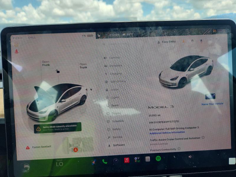 Aukcja sprzedaży 2023 Tesla Model 3, vin: 5YJ3E1EA5PF577270, numer aukcji: 65507366