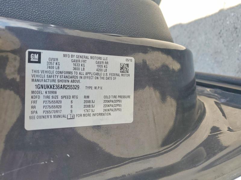 Продаж на аукціоні авто 2010 Chevrolet Suburban, vin: 1GNUKKE36AR255329, номер лоту: 69093246
