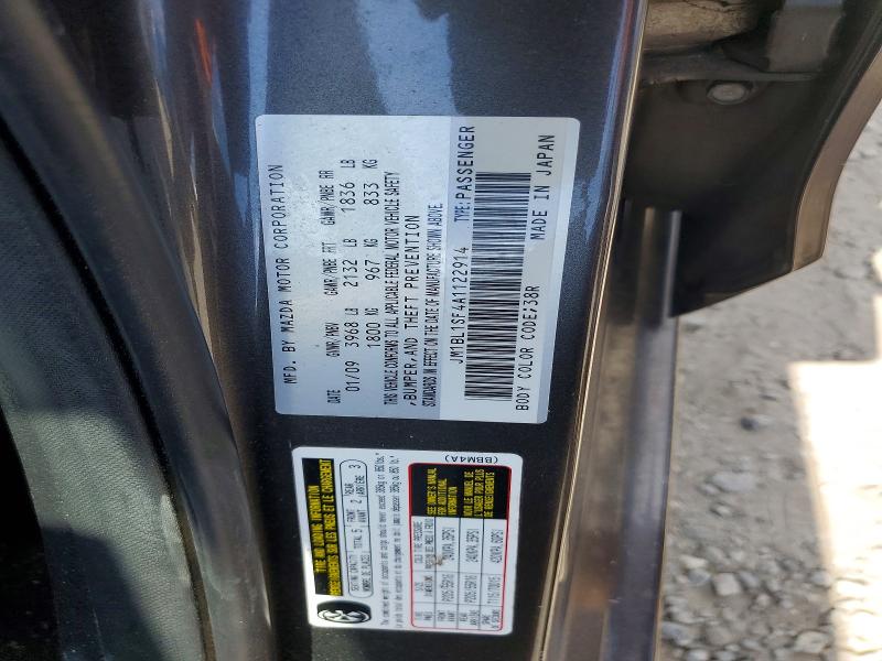 67656036 :رقم المزاد ، JM1BL1SF4A1122914 vin ، 2010 Mazda 3 مزاد بيع