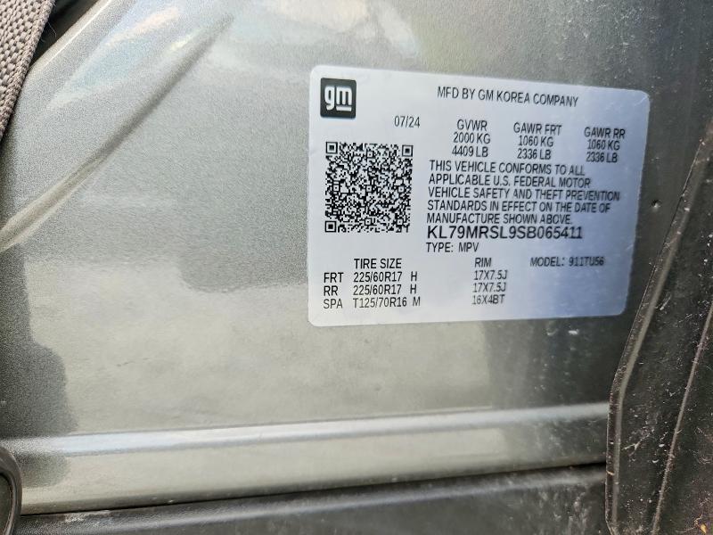 67797686 :رقم المزاد ، KL79MRSL9SB065411 vin ، 2025 Chevrolet Trailblazer مزاد بيع