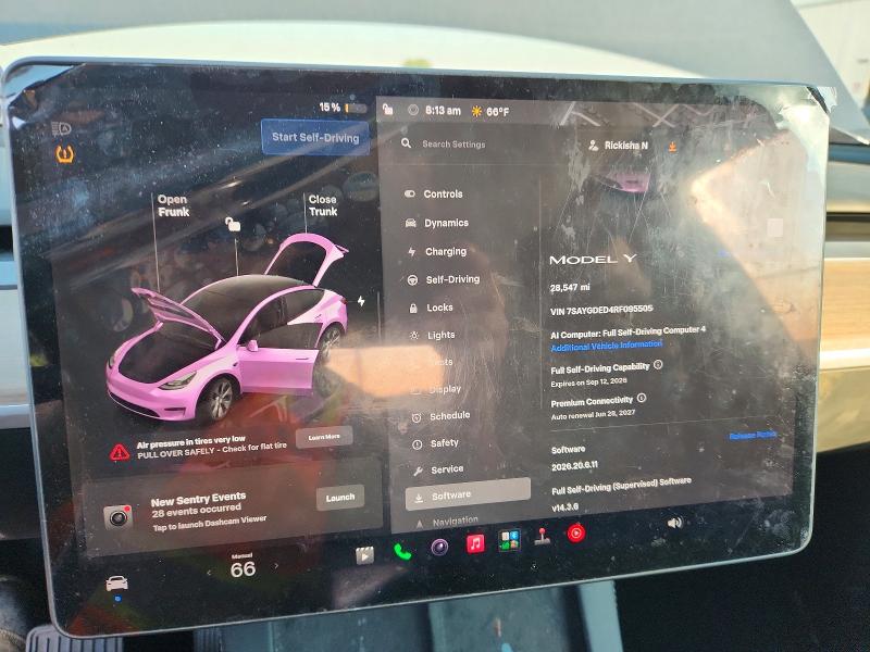 Auction sale of the 2024 Tesla Model Y, vin: 7SAYGDED4RF095505, lot number: 65625096