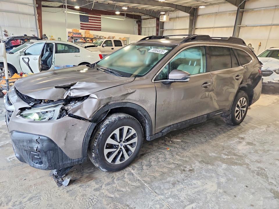 70864826 :رقم المزاد ، 4S4BTAFC9M3172535 vin ، 2021 Subaru Outback مزاد بيع