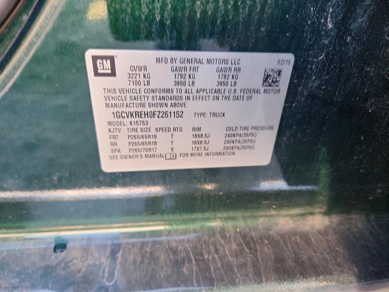 Продажа на аукционе авто 2015 Chevrolet Silverado, vin: 1GCVKREH0FZ261152, номер лота: 68155756