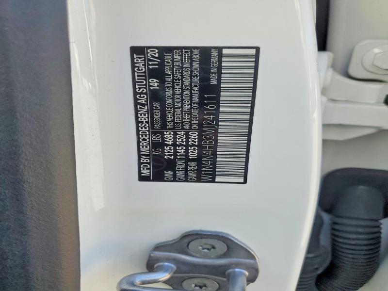 Aukcja sprzedaży 2021 Mercedes-benz Gla, vin: W1N4N4HB3MJ241611, numer aukcji: 68257346