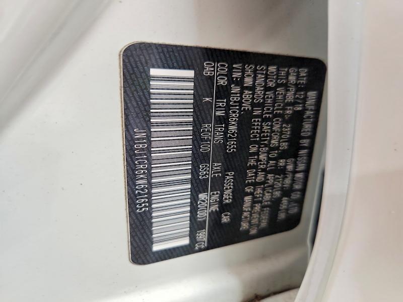 Продаж на аукціоні авто 2019 Nissan Rogue Sport, vin: JN1BJ1CR6KW621655, номер лоту: 67345076