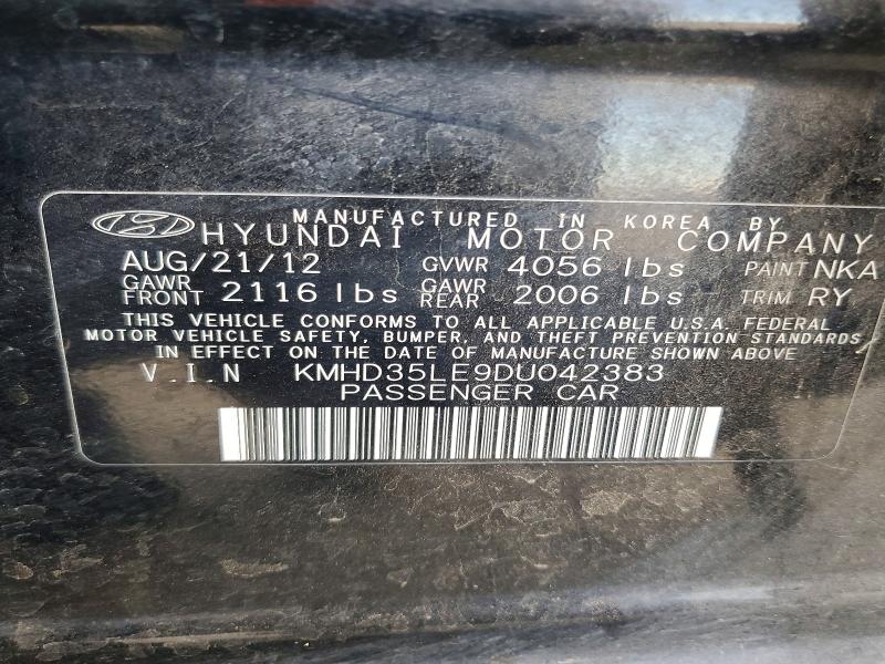 Продаж на аукціоні авто 2013 Hyundai Elantra Gt, vin: KMHD35LE9DU042383, номер лоту: 69050506