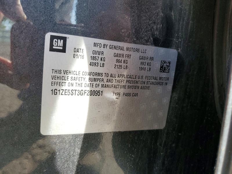 Продажа на аукционе авто 2016 Chevrolet Malibu, vin: 1G1ZE5ST3GF200951, номер лота: 67427896