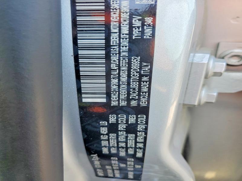 Продаж на аукціоні авто 2016 Jeep Renegade, vin: ZACCJBBT0GPD89952, номер лоту: 67594296