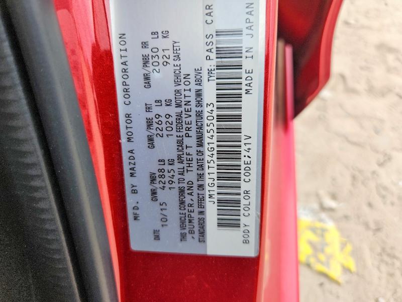 Продаж на аукціоні авто 2016 Mazda 6, vin: JM1GJ1T54G1455043, номер лоту: 68018726