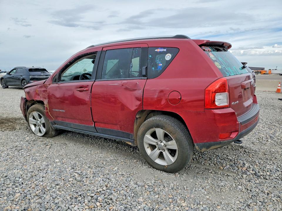 2012 Jeep Compass მანქანა იყიდება აუქციონზე, vin: 1C4NJDBB7CD537907, აუქციონის ნომერი: 70297736