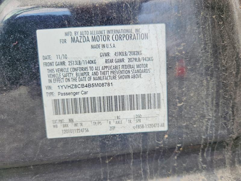 Продаж на аукціоні авто 2011 Mazda 6, vin: 1YVHZ8CB4B5M08781, номер лоту: 69882956