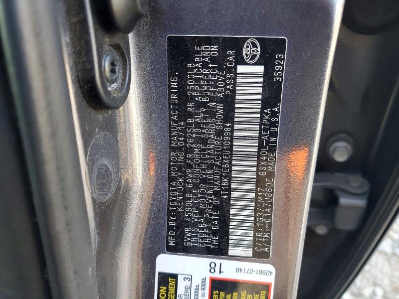 69895606 :رقم المزاد ، 4T1BK1EBXEU109984 vin ، 2014 Toyota Avalon مزاد بيع