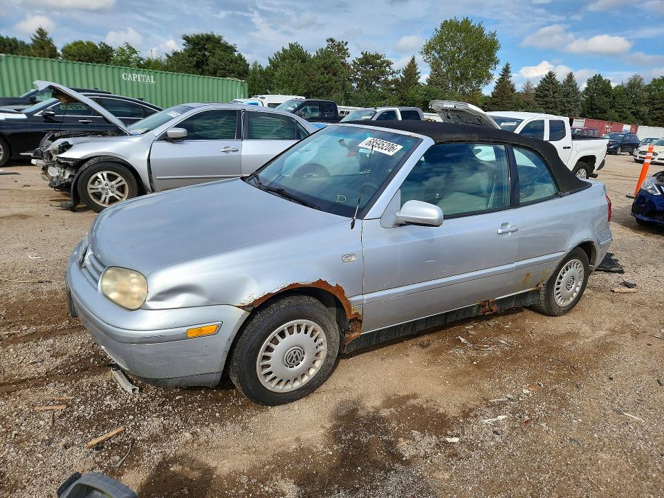 68595206 :رقم المزاد ، 3VWCC21V12M814133 vin ، 2002 Volkswagen Cabrio مزاد بيع
