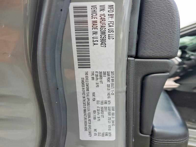 Aukcja sprzedaży 2021 Jeep Grand Cherokee, vin: 1C4RJFAG3MC590427, numer aukcji: 69413396