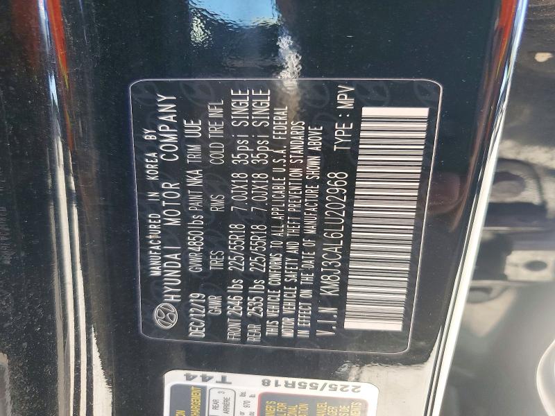 Aukcja sprzedaży 2020 Hyundai Tucson, vin: KM8J3CAL6LU202968, numer aukcji: 69086916