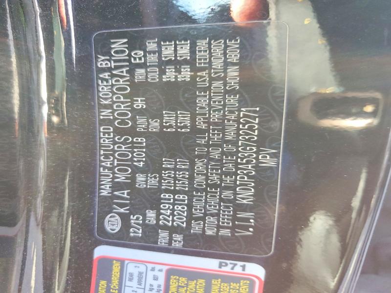 2016 Kia Soul მანქანა იყიდება აუქციონზე, vin: KNDJP3A53G7325271, აუქციონის ნომერი: 66141616