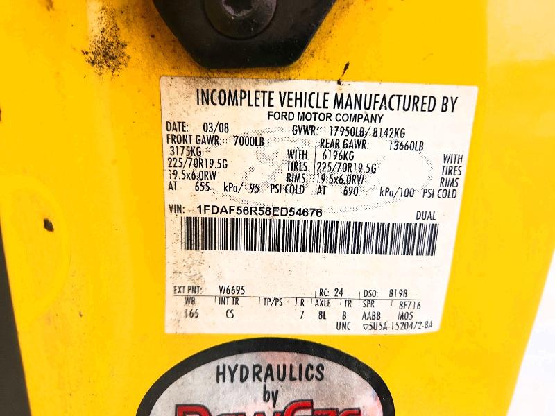 Aukcja sprzedaży 2008 Ford F550, vin: 1FDAF56R58ED54676, numer aukcji: 70539576