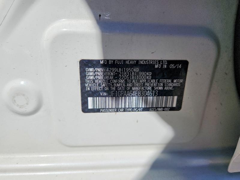 Продаж на аукціоні авто 2014 Subaru Impreza, vin: JF1GPAA64E8304613, номер лоту: 68289616