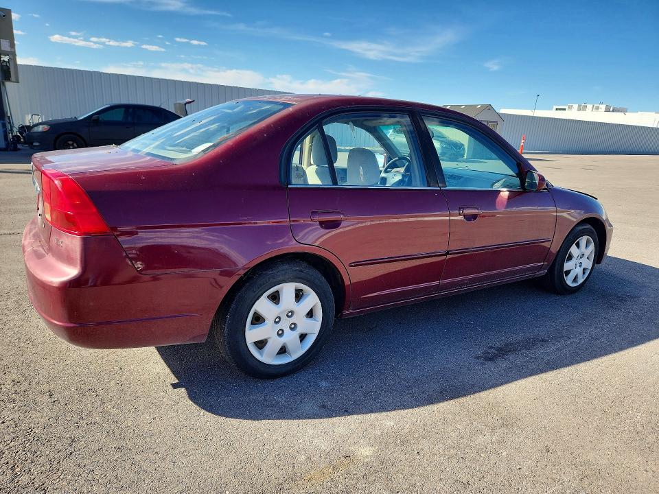70017356 :رقم المزاد ، 1HGES257X2L017571 vin ، 2002 Honda Civic مزاد بيع