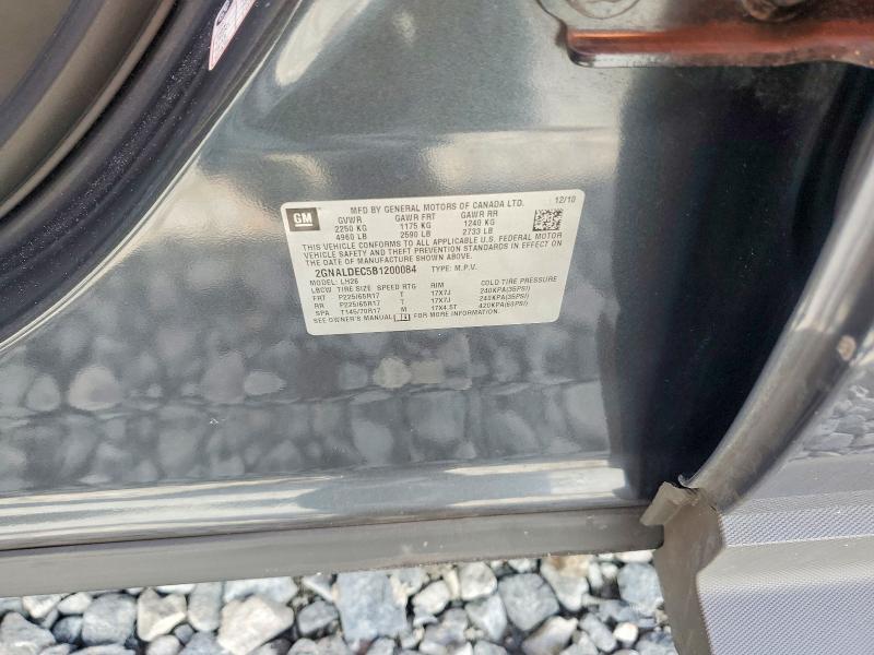 67731406 :رقم المزاد ، 2GNALDEC5B1200084 vin ، 2011 Chevrolet Equinox مزاد بيع