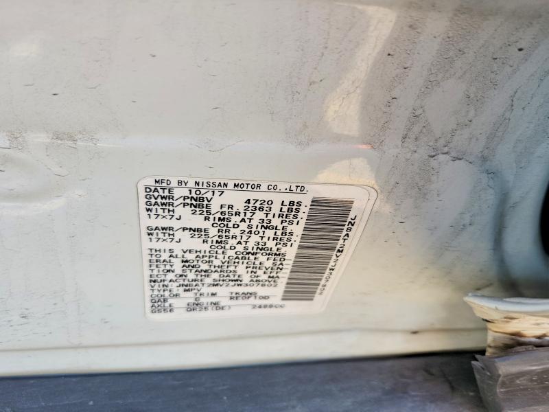 Aukcja sprzedaży 2018 Nissan Rogue, vin: JN8AT2MV2JW307802, numer aukcji: 68985706