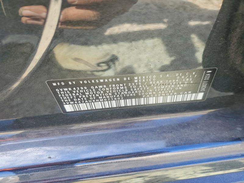 Продажа на аукционе авто 2017 Volkswagen Gti, vin: 3VW447AUXHM071602, номер лота: 65565426