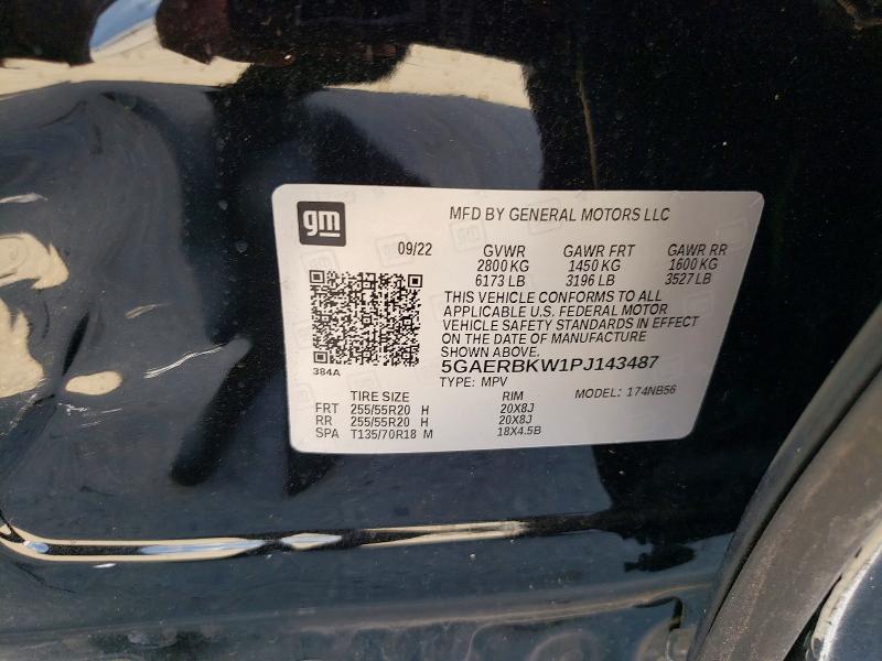 2023 Buick Enclave მანქანა იყიდება აუქციონზე, vin: 5GAERBKW1PJ143487, აუქციონის ნომერი: 67928906